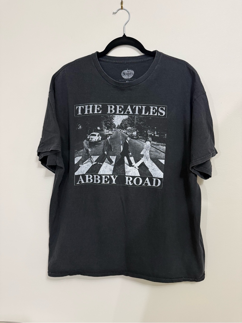 The Beatles Abbey Road Black Graphic T-Shirt XL Rock & Pop Music Industry